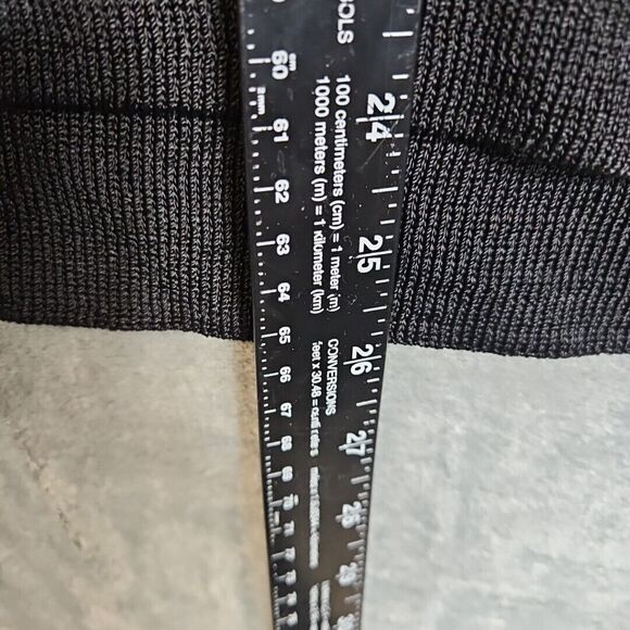 Jacobson's Black Tank Top Lg Mesh Semi Sheer stretch rayon nylon - Picture 7 of 11